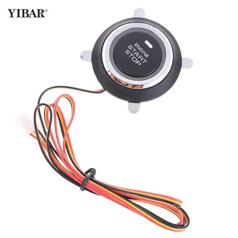 Interruttore Di Avviamento Accensione Senza Chiave Pulsante Di Arresto Avvio Motore Auto Sostituzione Auto 12V