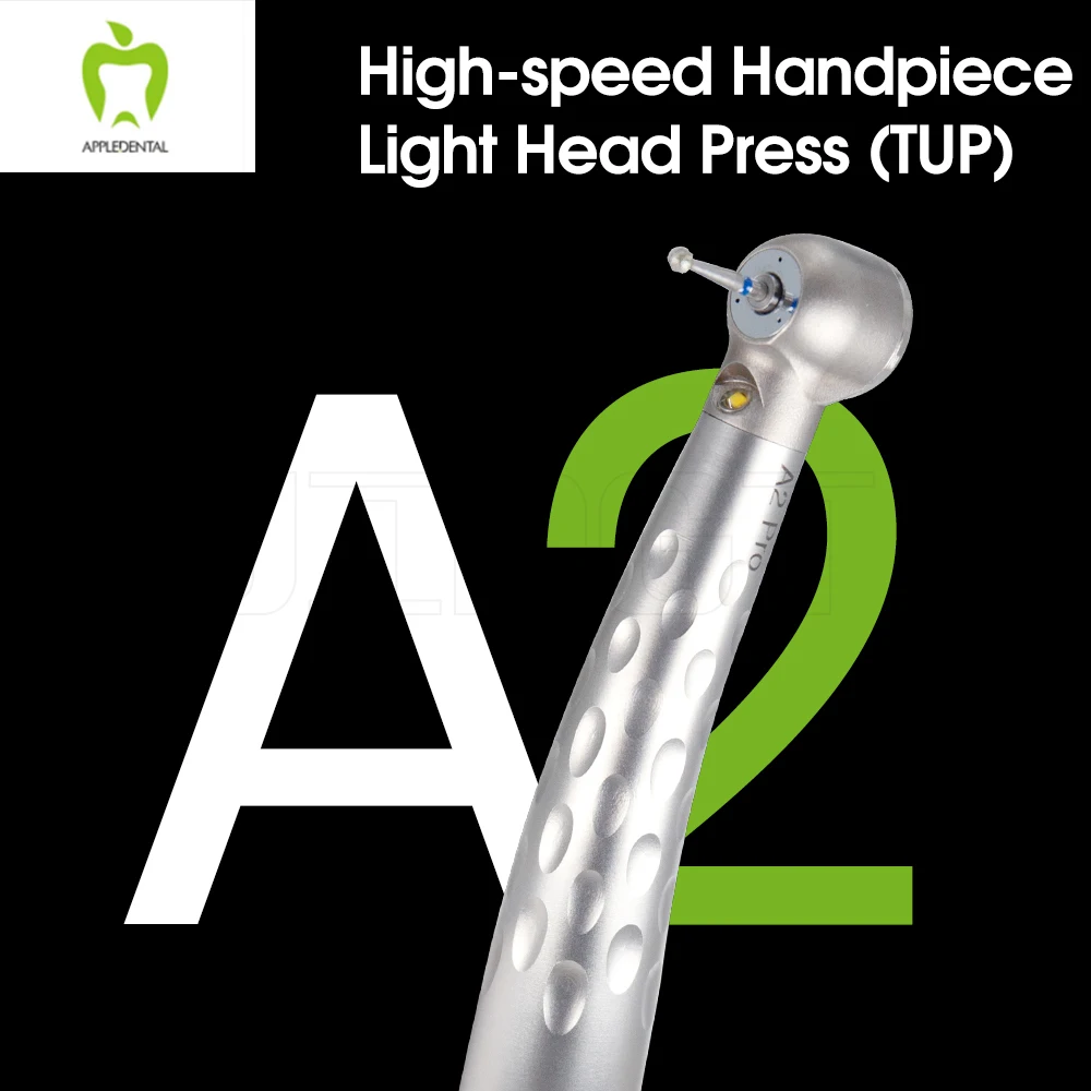 

Dental Handpiece APPLEDENTAL A2 Pro/SUP LED Three-Point Spray, KV Press Shaft, & High-Speed Low Noise Operation，German bearing