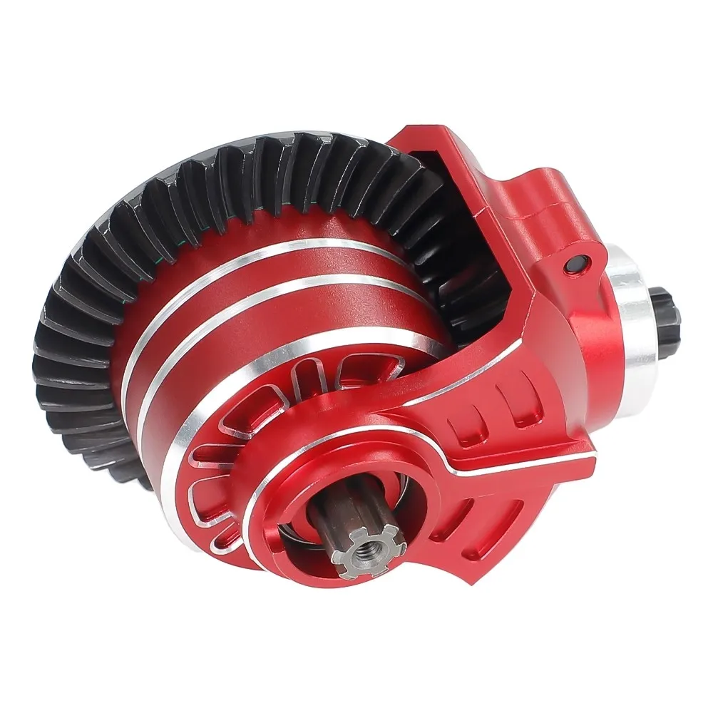 Coques de transmission 35T/37T en métal, prêtes à être montées sur un châssis de voiture RC.