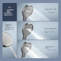 Digital Smart Bathroom Shower Set for Spa Waist Spray Shower System Faucets Rainfall Piano Bath Shower Set Apartment 2