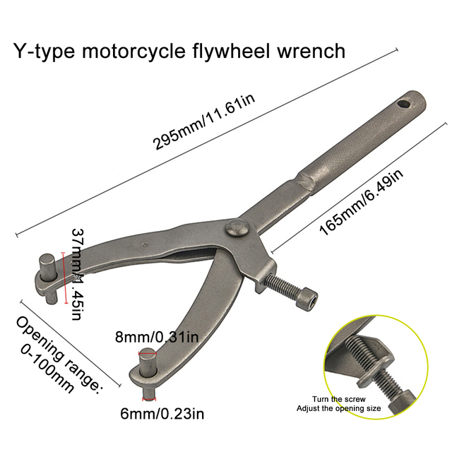 Bearing Remover Repair Tool Scooter Flywheel Wrench Tool Axle Universal Transmission Clutch Removal Bracket Tool