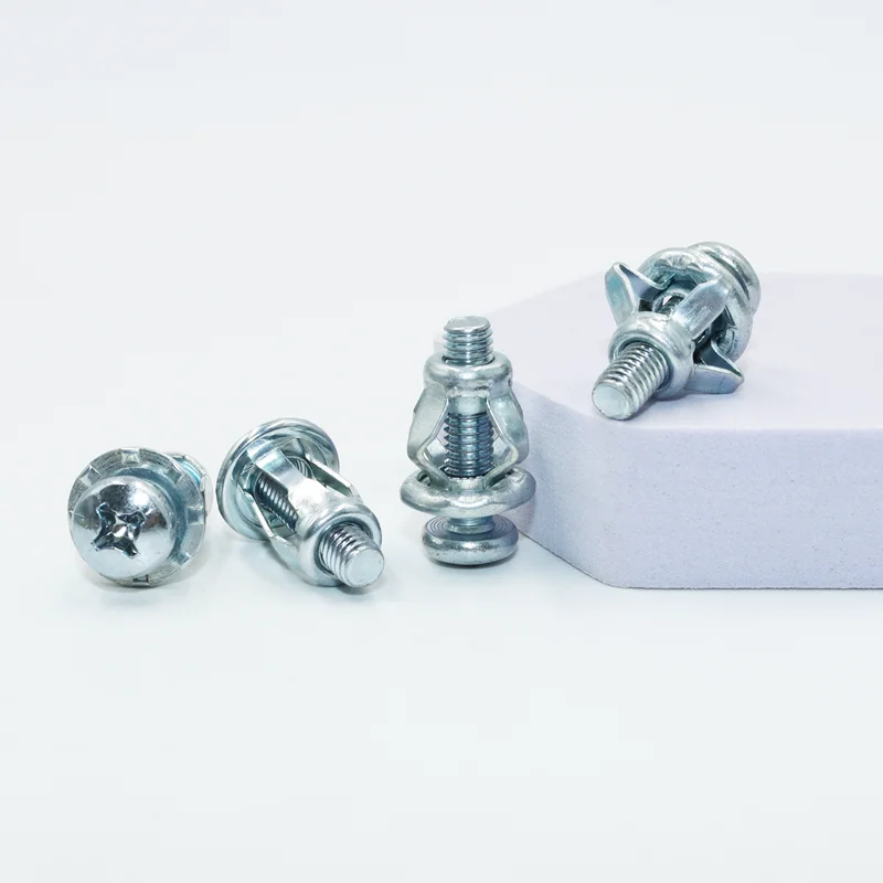 Screw Bolt Nut Set Hex Nuts Assortment Kit Screw Washer Nut Kit up to 50p Jack Nut Expansion Screw Nuts Petal Shape Rivets Nut Metal Bolt Hollow Iron License Sheet Plastic Plate Furniture