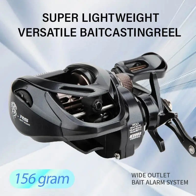 Bait Casting Fishing Reel 7kg Drag Magnetic Brake System 7.0:1 Ultralight Fishing Tackle Bass Trout Carp fishing reel fishing tackle accessory