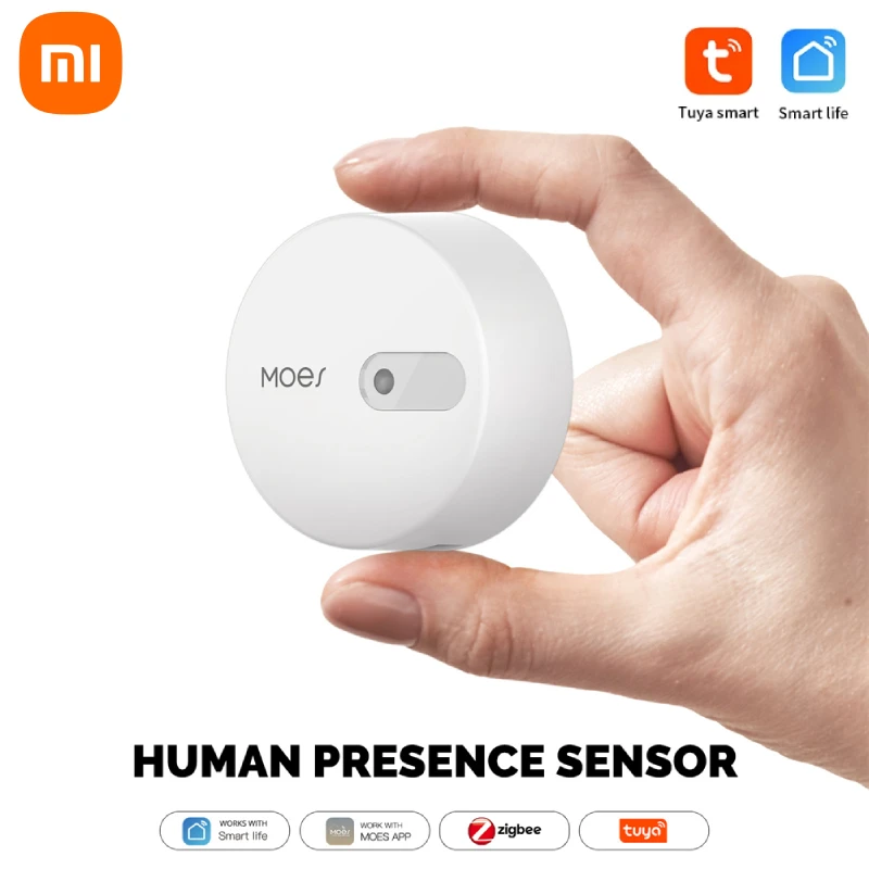 

Датчик присутствия Xiaomi ES1, умный датчик движения с MmWave радаром, требуется концентратор Tuya Zigbee для автоматизации и безопасности дома