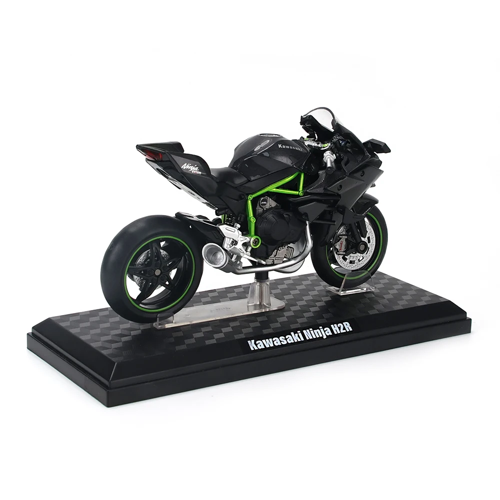 CCA 1:12 Kawasaki Ninja H2R Lega Motocross Licenza Modello di Moto Giocattolo Collezione di Auto Regalo Produzione di pressofusione statica  26