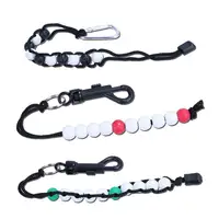 Golf Stroke Score Counter With Golf Bead Chain Stroke Bead Counter Bracelet With Simple Clip Nylon Woven Rope Golf Training Aids 1