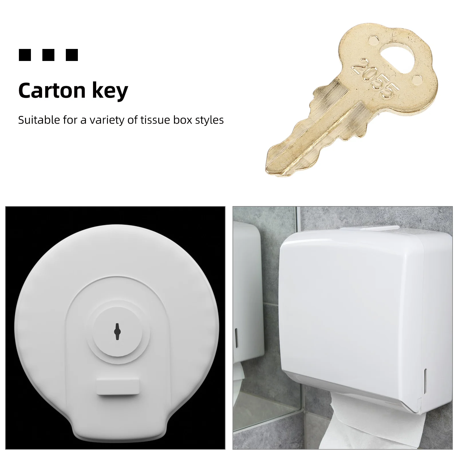 2 Pcs Automatic Vending Machine Keys Paper Towel Dispenser Key Replacement Commercial Dispenser Keys Bathroom Fixture Paper