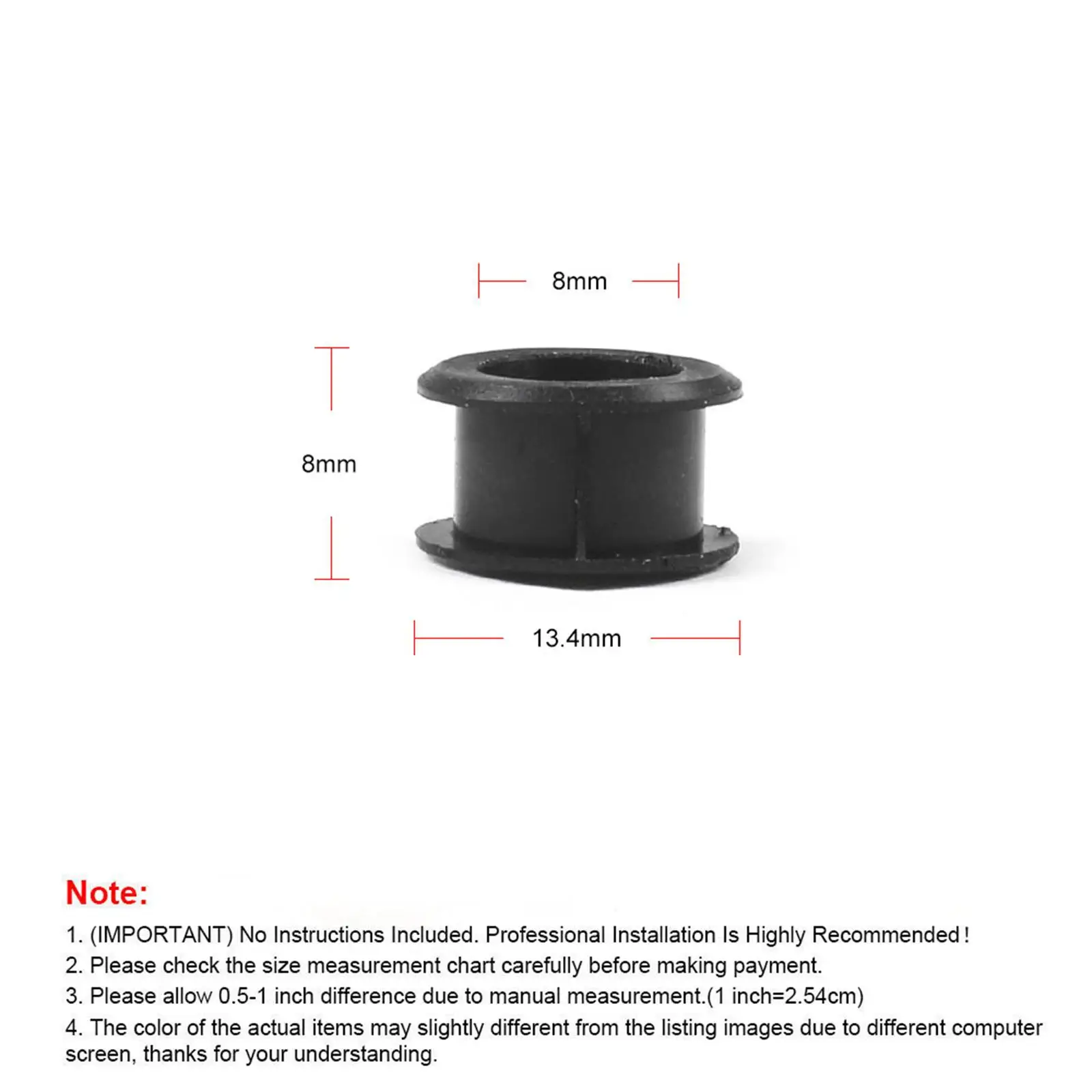 Rubber Automatic Transmision er Bushing Kit for 33820-02370B Black