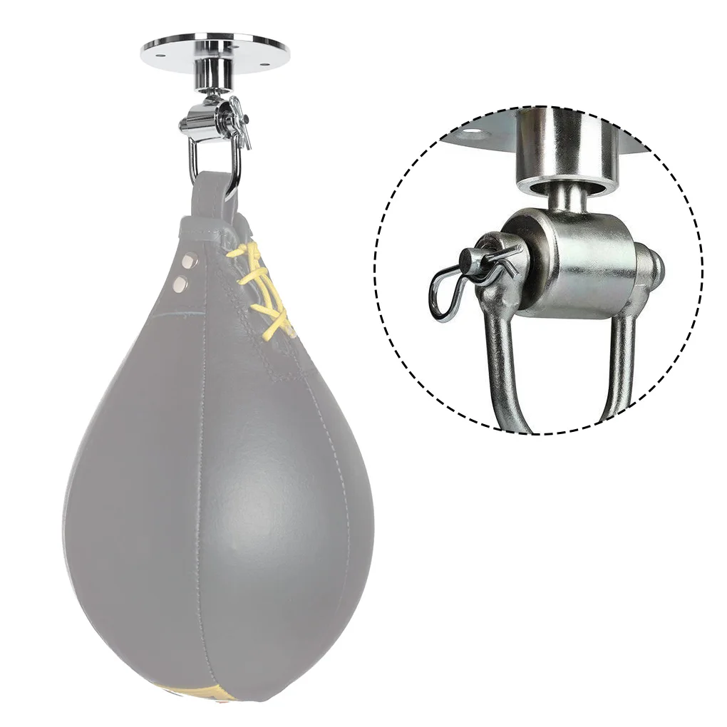 Speed Bag Swivel Pear Training Sandbag Punching Ball Hook Specialized Rotator Metal Universal Buckle Hook Accessories