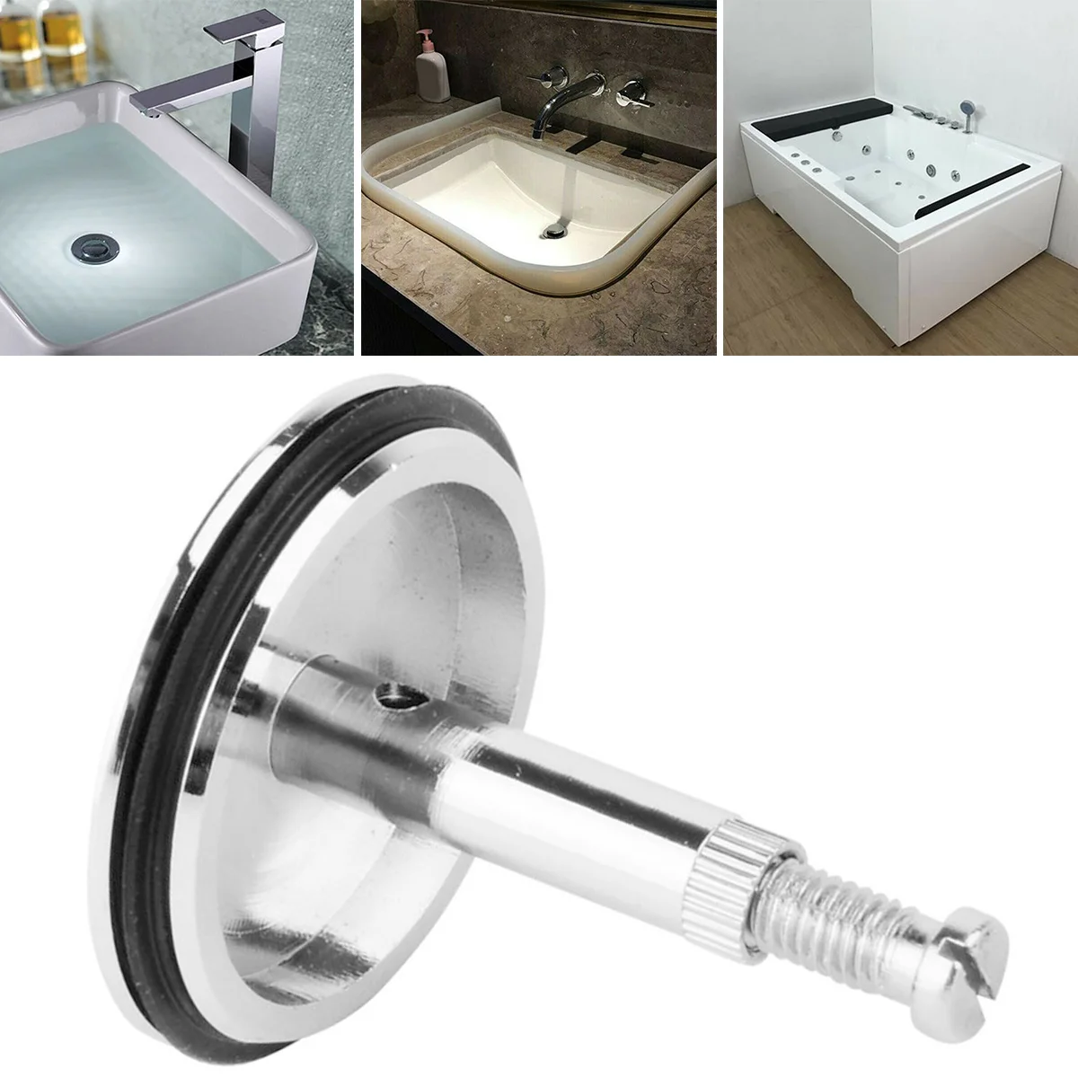 Wash Basin Plug Basin Pop up Drain Filter Bathtub Plug Drain Plug Valve
