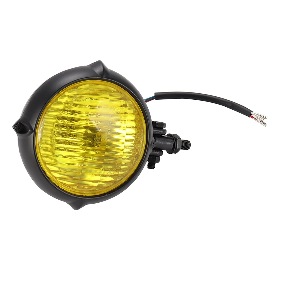 Universele motorfiets koplamp licht koplamp kogel compatibel met Harley Bobber Cafe Racer Chopper Cruiser(B