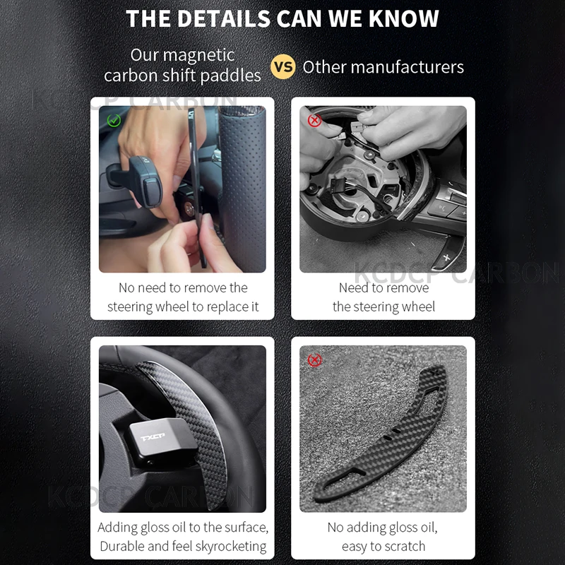 메르세데스-벤츠 GLC200 GLC260 GLC300 GLC X253 W204 W205 W222 W213 W206 W464 W247 W177 탄소 섬유 마그네틱 시프트 패들에 적합