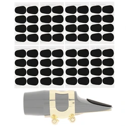 64Pcs Saxophone Mouthpiece Cushions Standard 0.8mm Silicone Alto Tenor Saxophone / Clarinet Sax Mouthpiece Patches Pads