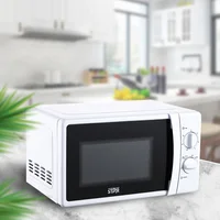 20L Classic Microwave Oven 6gears Temperature Adjustable Mechanical Rotary Turntable 700W Timing Heating Micro Wave Oven 220V 2