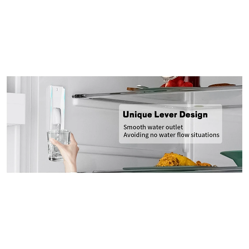 Refrigerator Interior Water Dispensers, [One-Handed Portable Operation] Replacement Handed Water Dispensing Lever