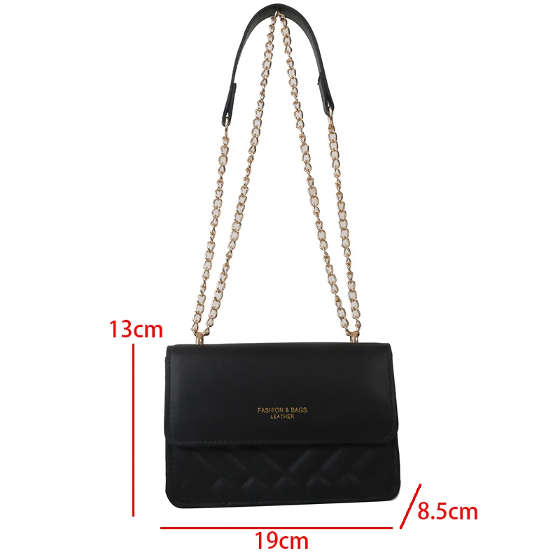 Fashion Trend Crossbody Bags for Women Solid Flap Shoulder Bag Designer Handbags and Purses Small Women Messenger Bags