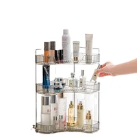 Corner Rack For Bathroom Vertical Washstand Large Capacity 3-layer Skincare Organizer  Perfume And Fragrance Shelt 2