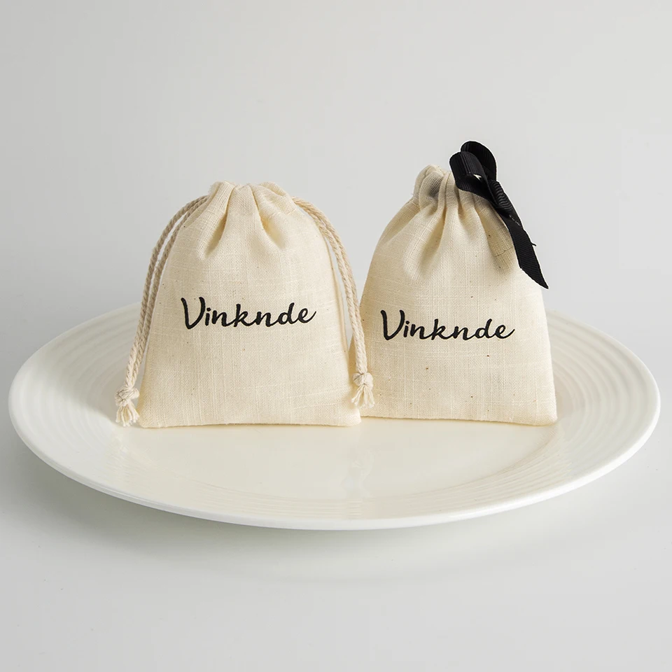 20 Stück Baumwollbeutel Mit Kordelzug - Praktische Musselintaschen Für Aufbewahrung & Verpackung