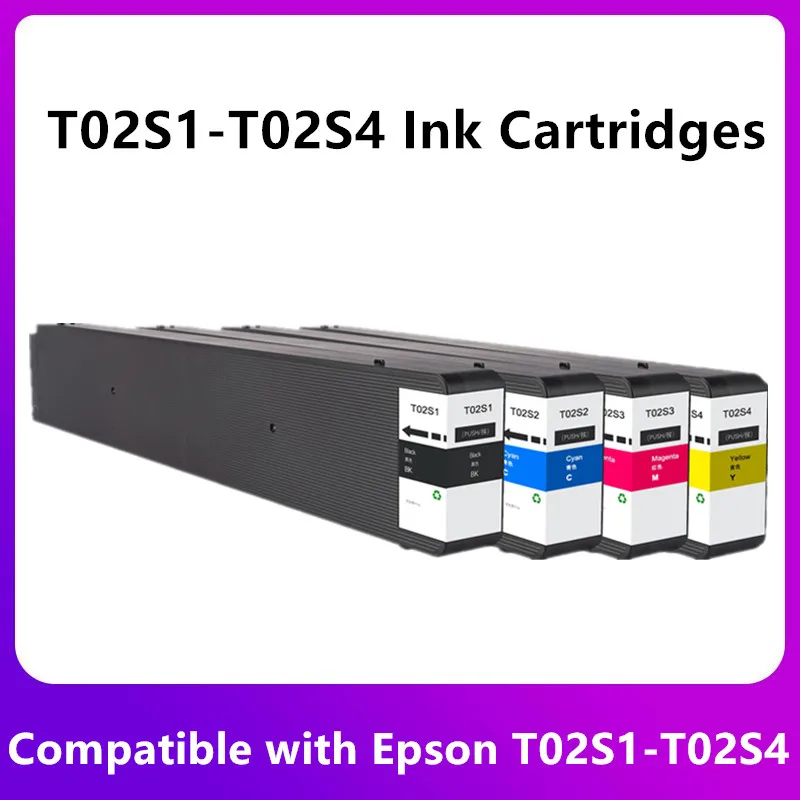 

T02S1 Compatible Ink Cartridge For Epson WorkForce Enterprise WF-C20750 Printer Full With Pigment Ink (4 color optional)