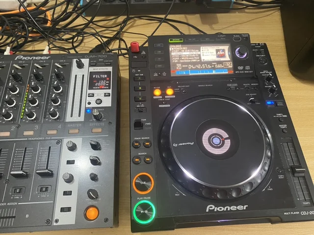 Pioneer CDJ-2000/DJM700 セット DJ機材 Pioneer DJM-700 CDJ