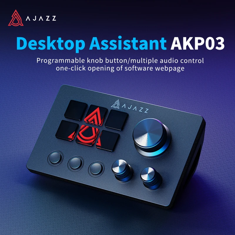 AJAZZ AKP03E プログラマブルマクロキーボード多機能コンソールパネル