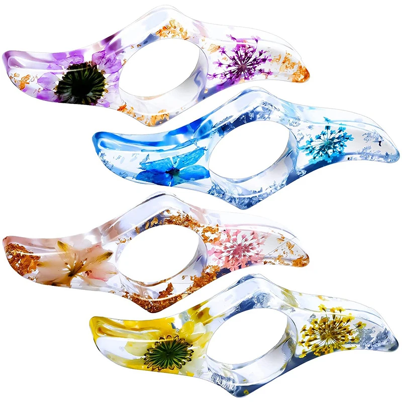 Bookstand Dry Flower Bookmark Thumb Book Support Resin Bookmark Presser Reading Assistant Bookring Dropping Glue Jewelry
