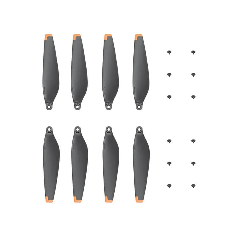 Lot de deux paires d'hélices compatibles DJI Mini 4 Pro et Mini 3 Pro, emballage d'origine. Achetez des Hélices DJI Mini 4 Pro / Mini 3 Pro - Performances et Silence.