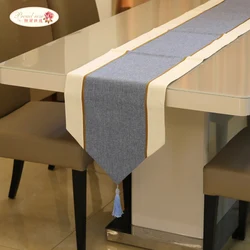 Proud Rose Simple Linen Table Runner Bed Flag Modern Household Tablecloth Table Flag Table Cover  Home Desktop Decoration
