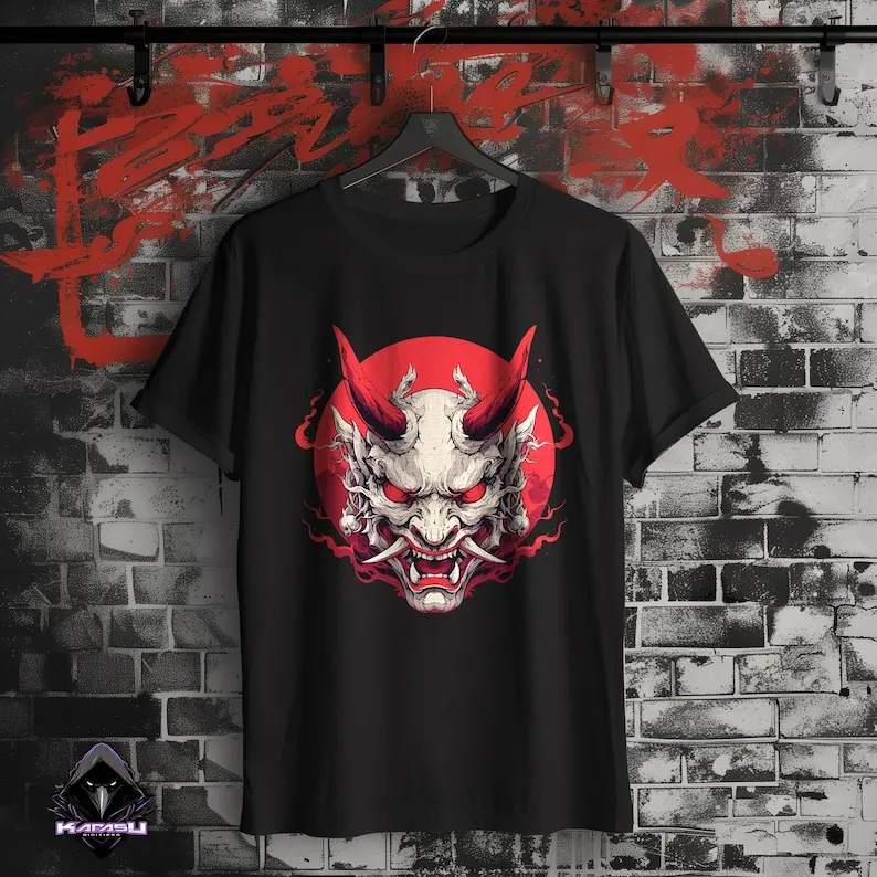 

Футболка Oni, s, Otaku, для любителей демонов, фольклорная мифология, аниме