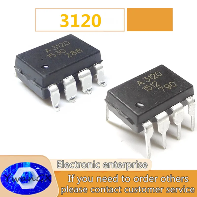 

Parche optoacoplador, 10 unids/lote A3120 HCPL3120 HCPL-3120 DIP-8 SOP-8