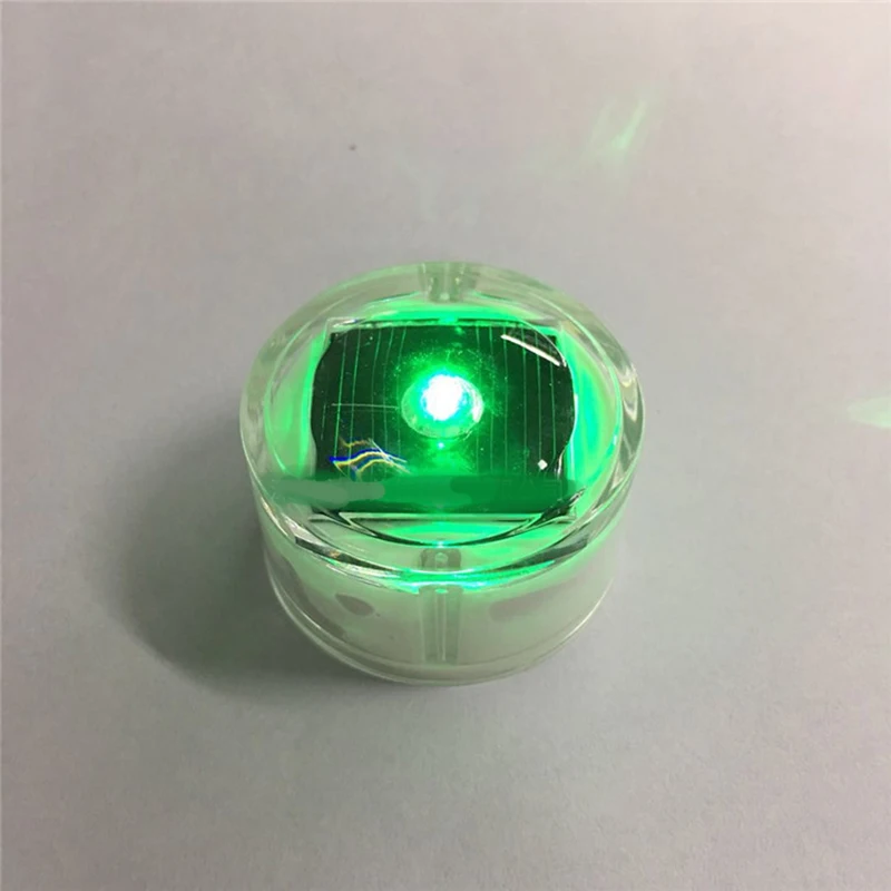 Wiring Free Energy Saving Mini Waterproof LED Solar Powered Road Stud Light Courtyard Garden Decoration
