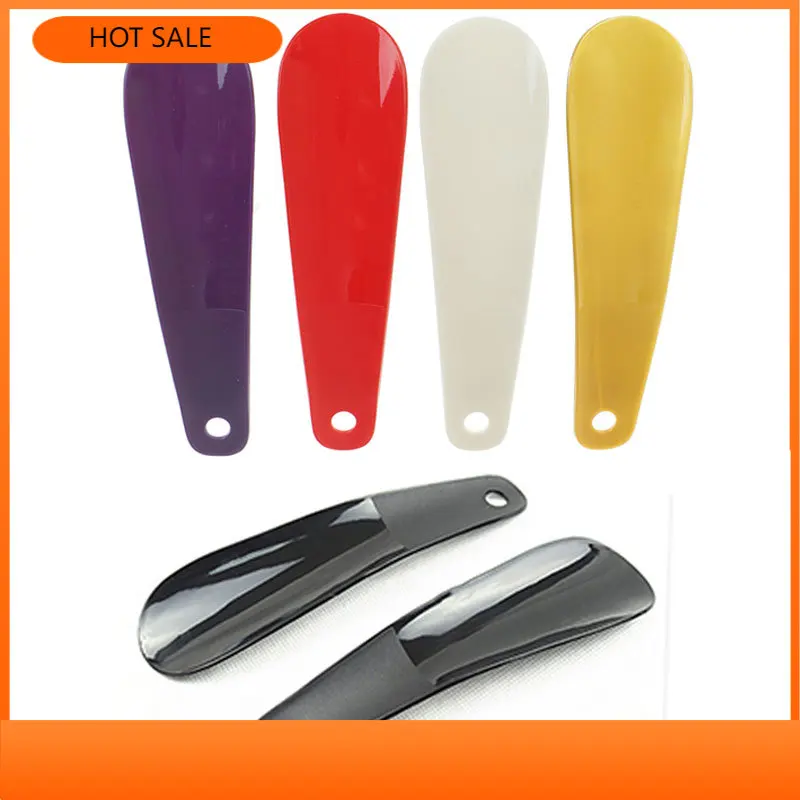 1PC 16cm Shoe Horns Professional Plastick Shoe Horn Spoon Shape Shoehorn Lifter Flexible Sturdy Slip