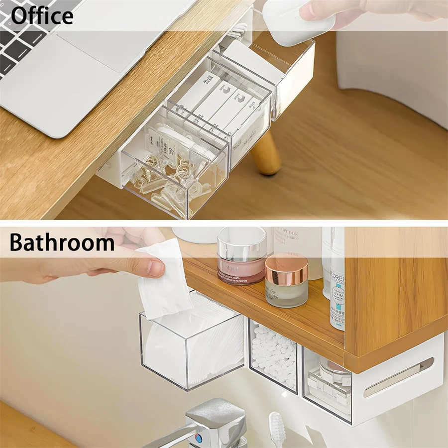 면봉 홀더 면봉, 치실, 면봉, 바다 클립, 머리끈, 욕실용 벽걸이형 디스펜서 주최자