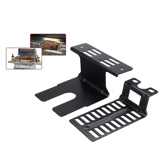 2X Rotisserie Motor Konzol Könnyen Felszerelhető Rúd Állvány - Image 2