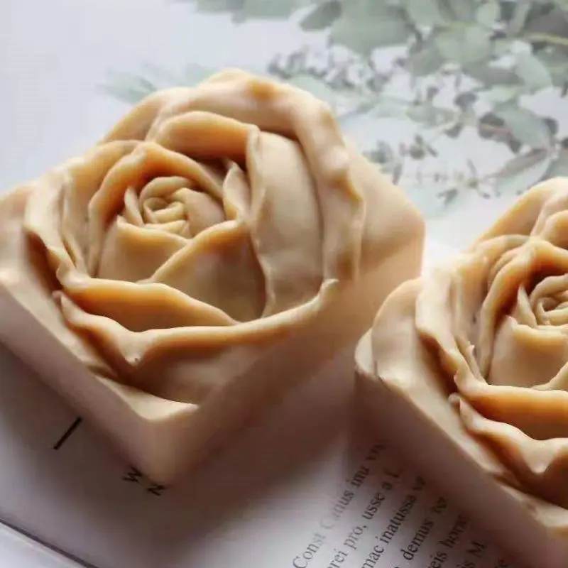 Silicone Mold Rose Flower for Handmade Soap Candle Cake Wax Melt