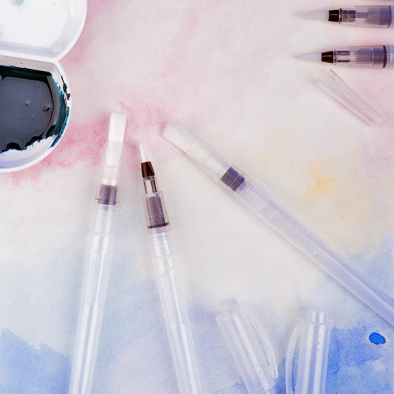 Nylon wool fountain pen water storage brush water-soluble color lead solid watercolor brush