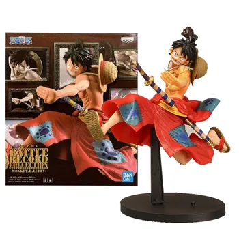 21CM Anime One Piece Wano Country Monkey D. Luffy Figure Gear Second BATTLE RECORD COLLECTION Model Toy Gift Action Figure PVC