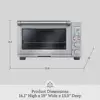Smart Oven®, Convection Toaster Oven, Small Electric Countertop Oven, BOV800XL, Brushed Stainless Steel 6