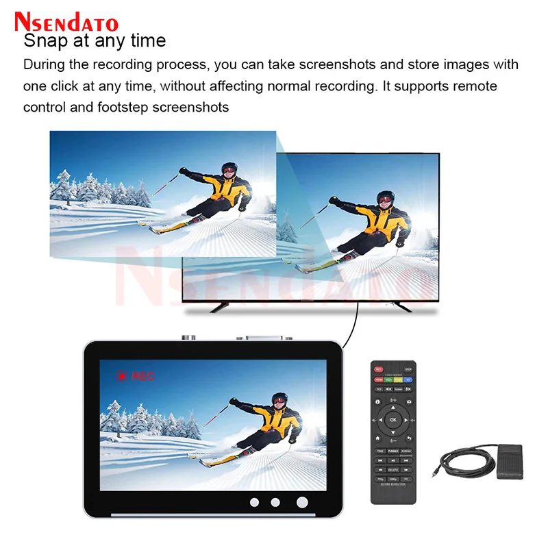 HDMI DVI VGA SDI RCA Video Recorder Capture Box SSD Device StandAlone Endoscop Camera HDMI VGA YPbPr Analog SDI Capture Card