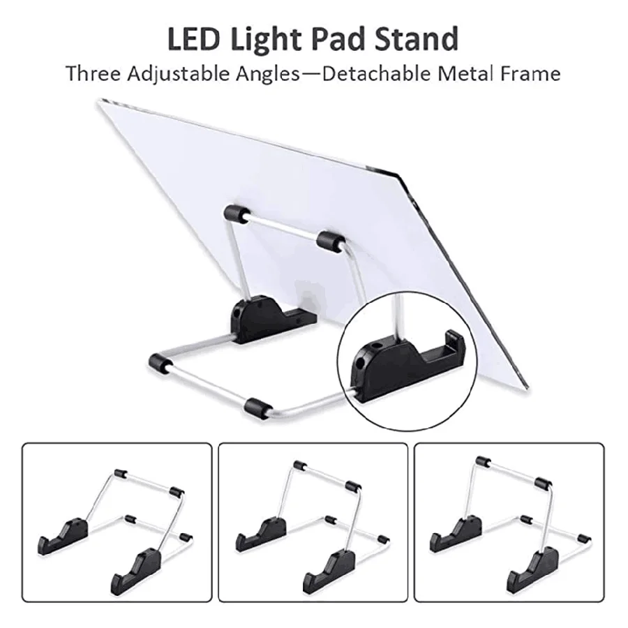 Diamond Painting Tool Set Mini Light Pad Stand Adjustable Light Box Tablet Stand Holder For A4 LED Tracing Box Accessories Kits