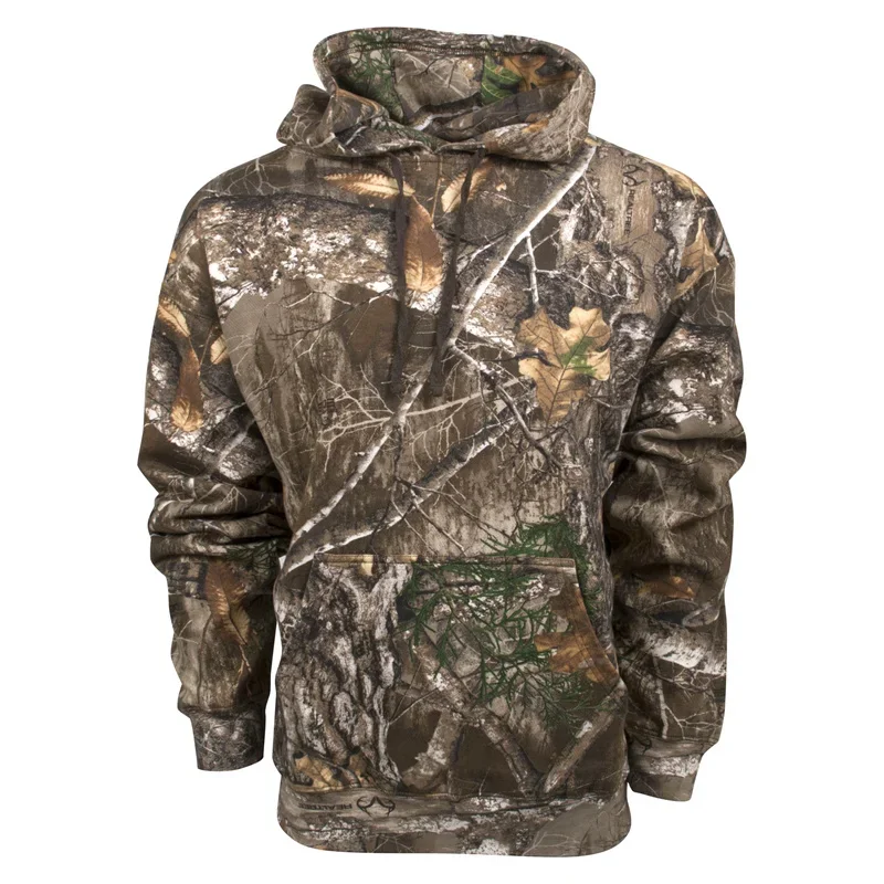 Men's Deer Hunting Camo Graphic Hoodie, 3D Hunter, Forest Camouflage Print, Harajuku Fashion, Y2K Pullover, Clothing, New