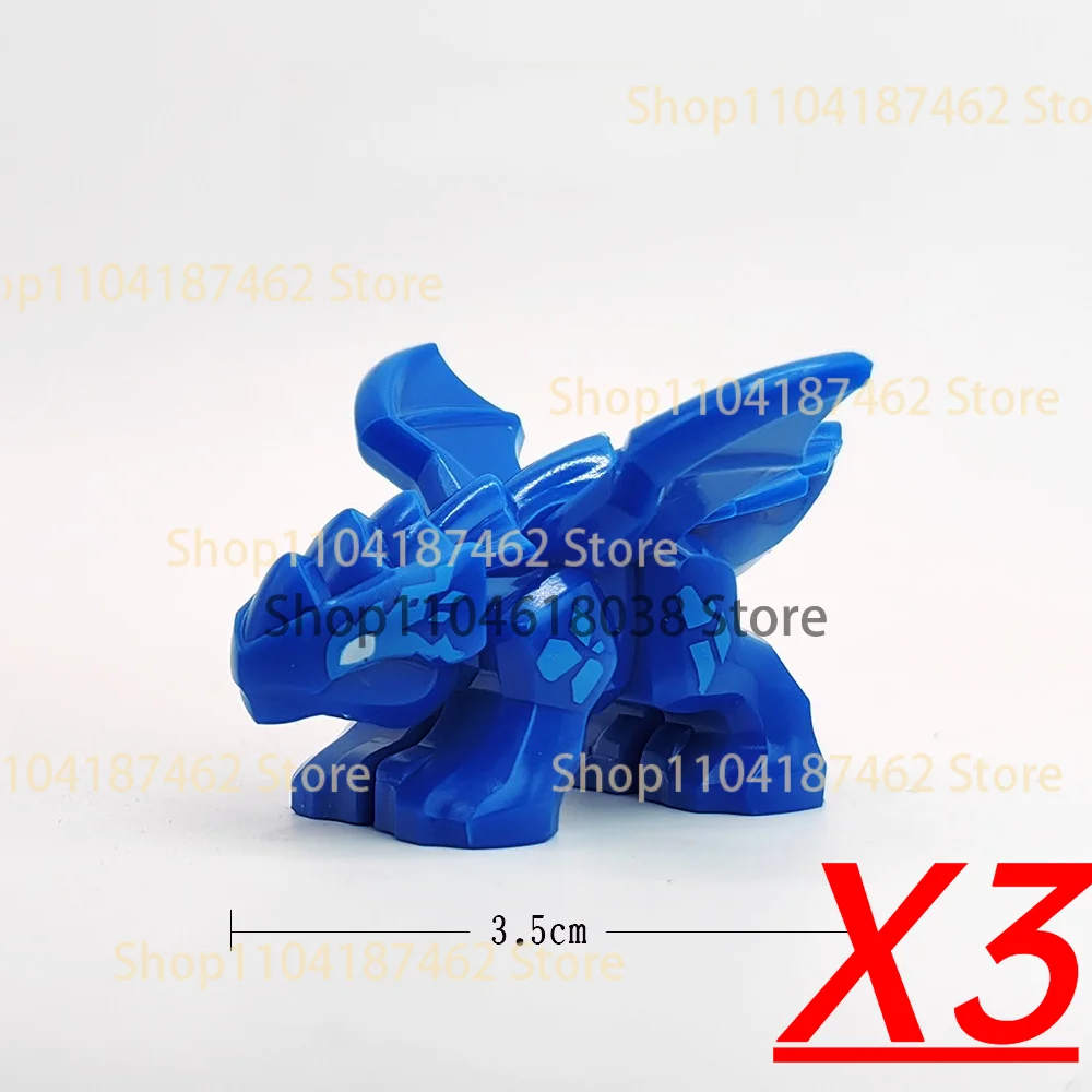 MOC Building Blocks Dragon Warrior Mini Figure Ornament - Anime Character Toy Gift Collection