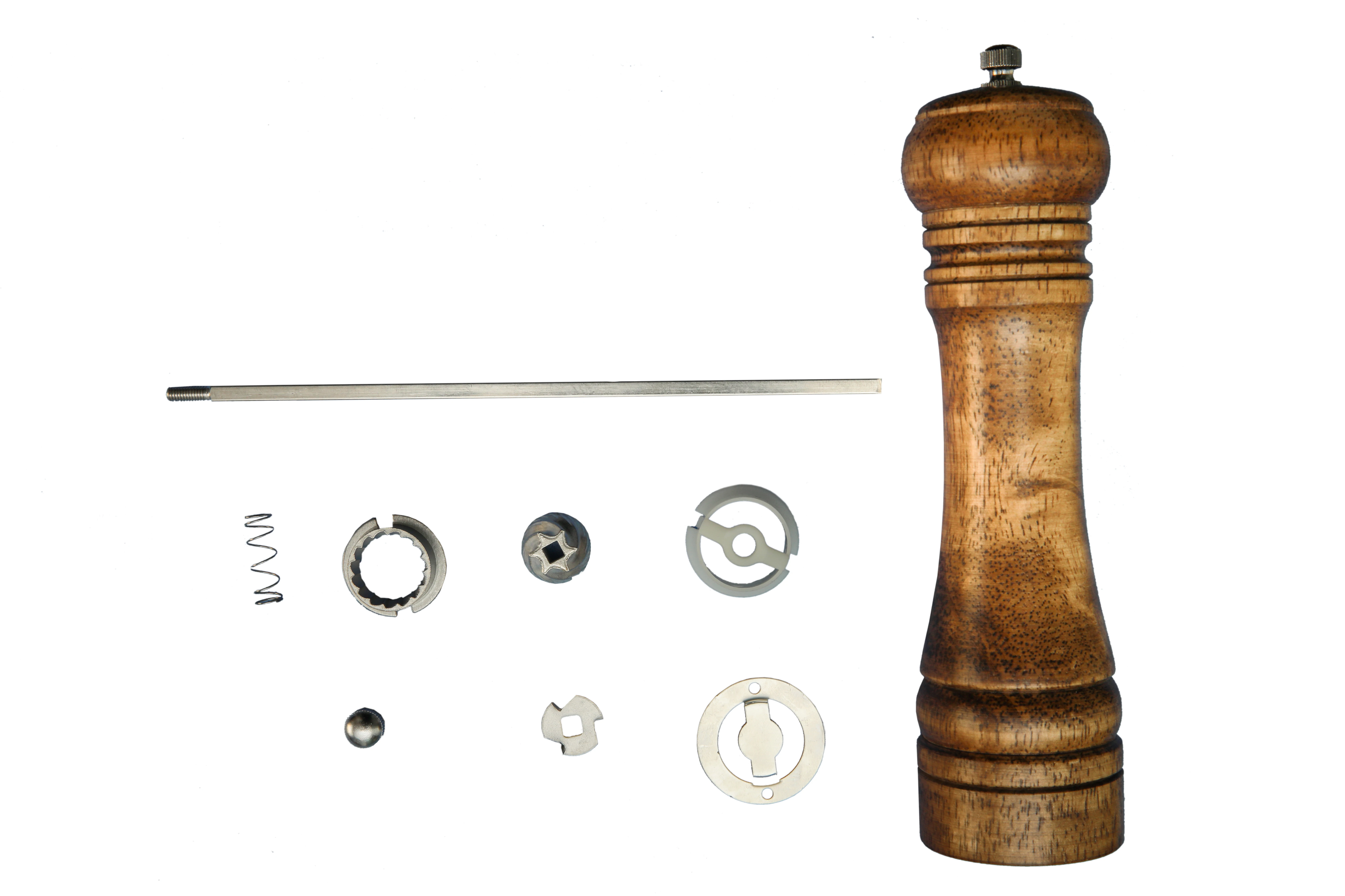 Carbon Steel Pepper Mill Grinder Mechanism Woodturning Kit 8 inch