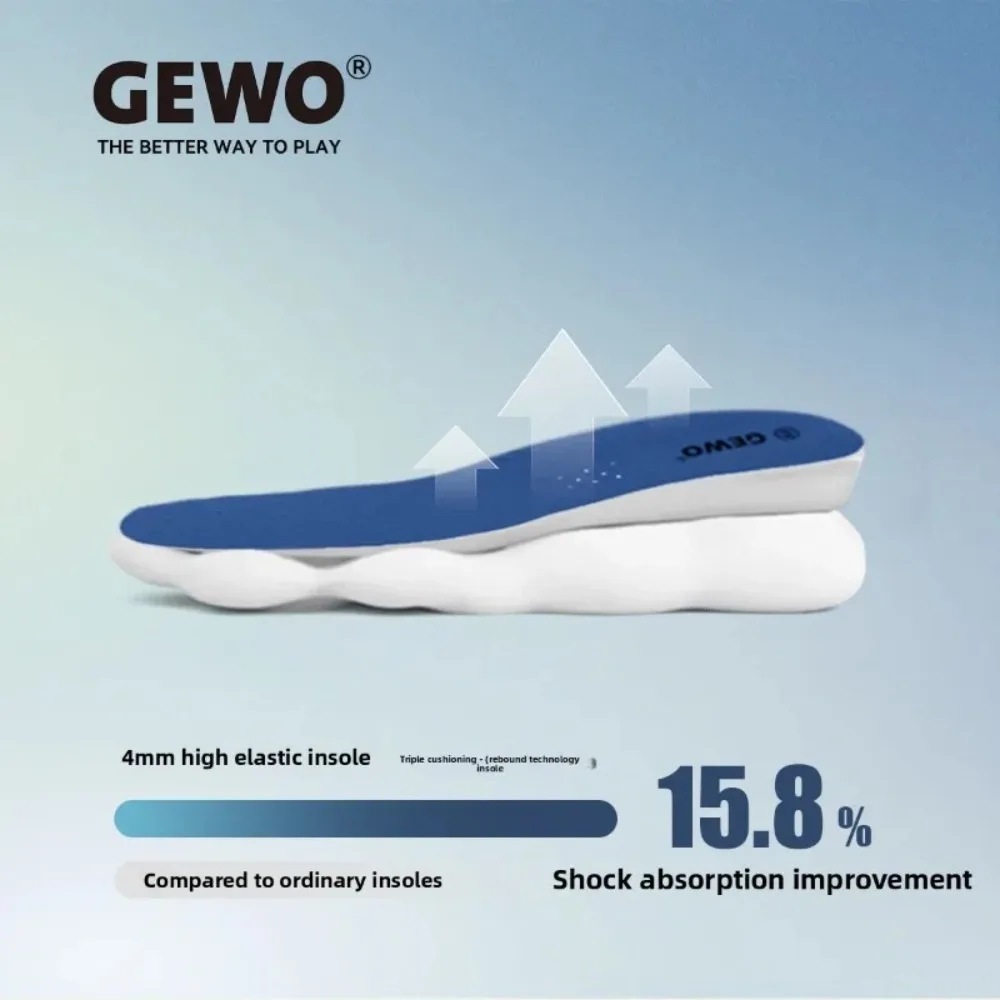 gewo 탁구화 프로 경기용 훈련용 신발 조절 시스템 포함 미끄럼 방지 통기성