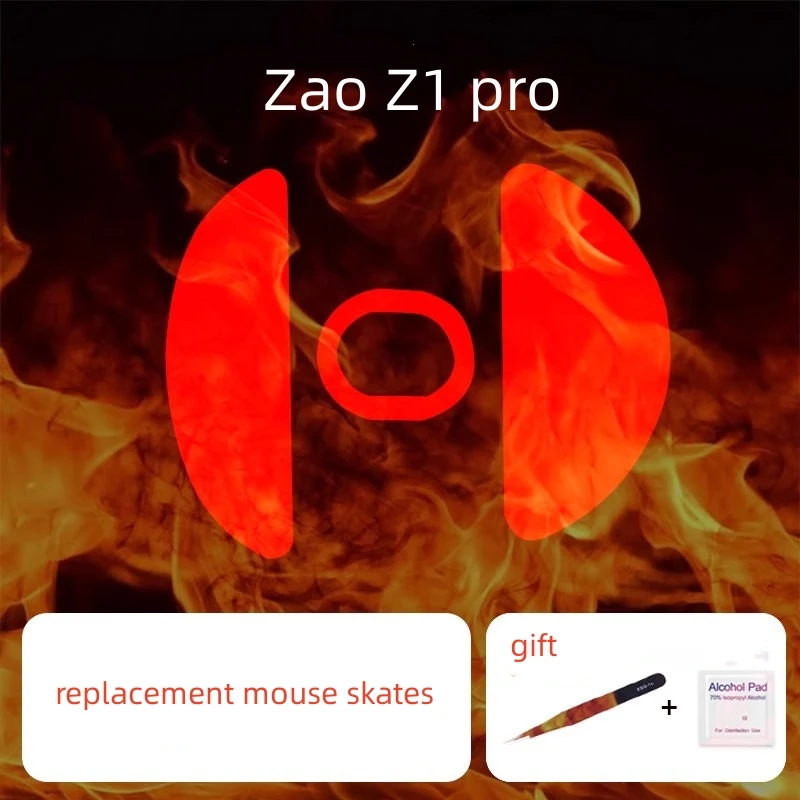 Conjunto ou Conjuntos de Patins para Zao Pin z1 Pro Controle Velocidade Mouse Pés Versão Gelo Ratos Desliza 1