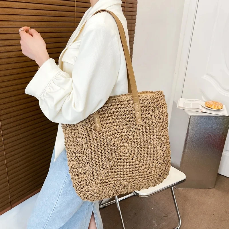 Shoulder Bags Straw Purses For Summer 2021 Fashion Women's Summer
