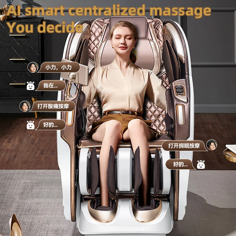 3 Year Warranty 4D SL-Track Zero Gravity full body AirBag Massager Chairs Home 3D Office Chair Luxury Electric Massage Sofa 3