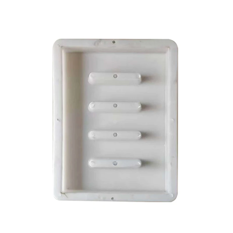 Plastic mold for gutter cover plate, sewer drain cover plate 35x25x5cm, municipal highway concrete manhole mold