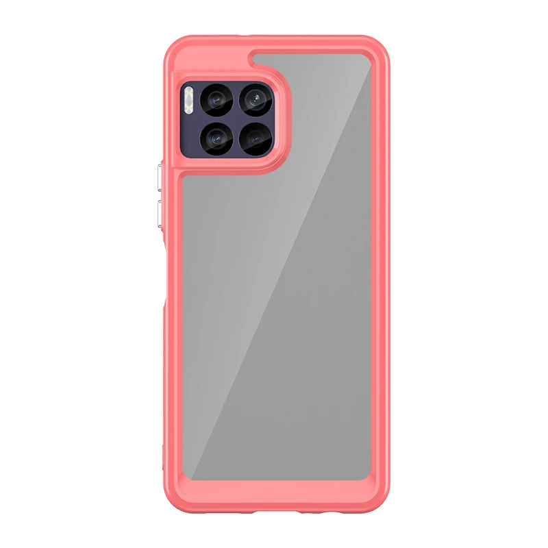 Vibrant Silicone Back Cover - Colorful Transparent Case