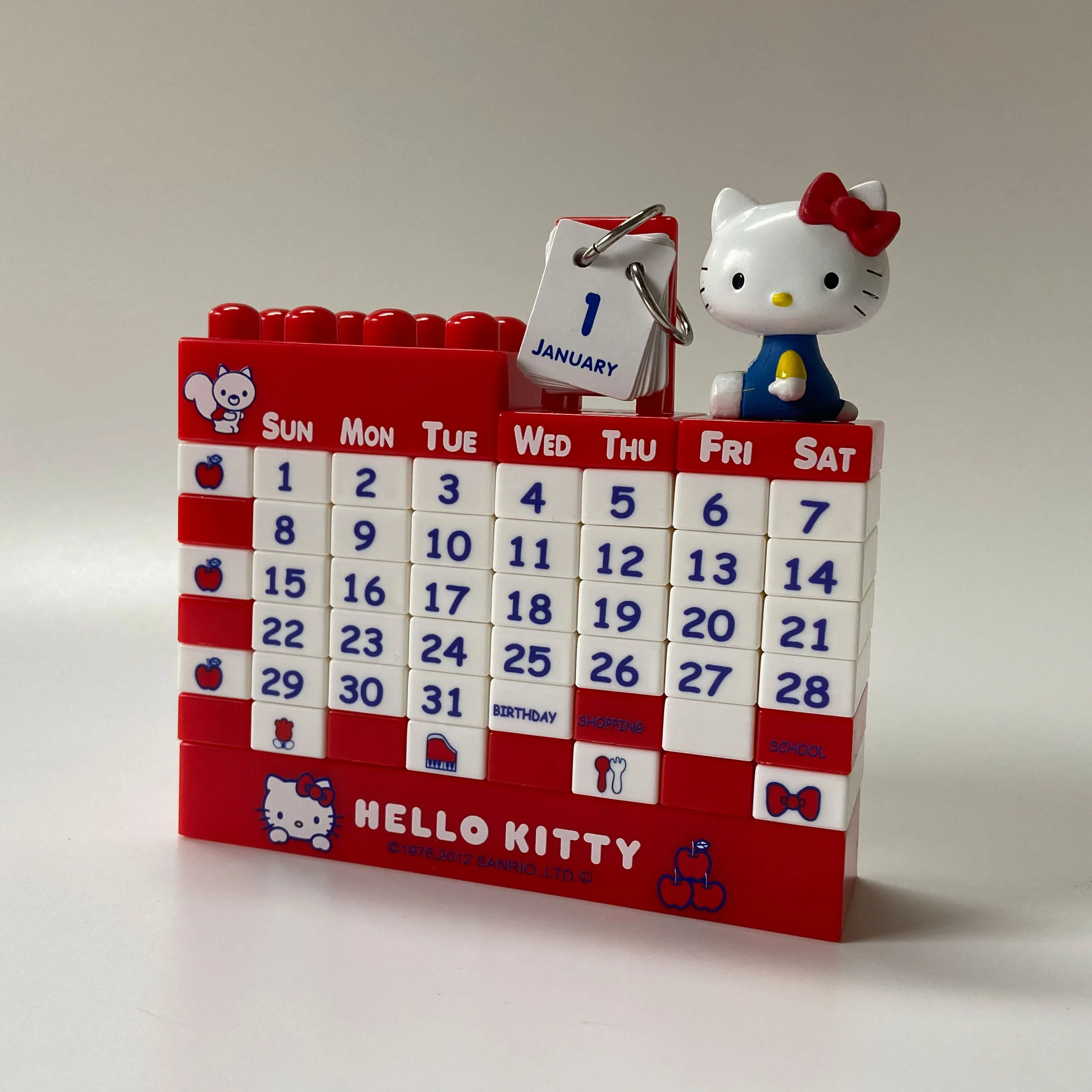 Block Permanent Calendar | Doll Hello Kitty Figures - Creative Diy Doll  Anime - Aliexpress